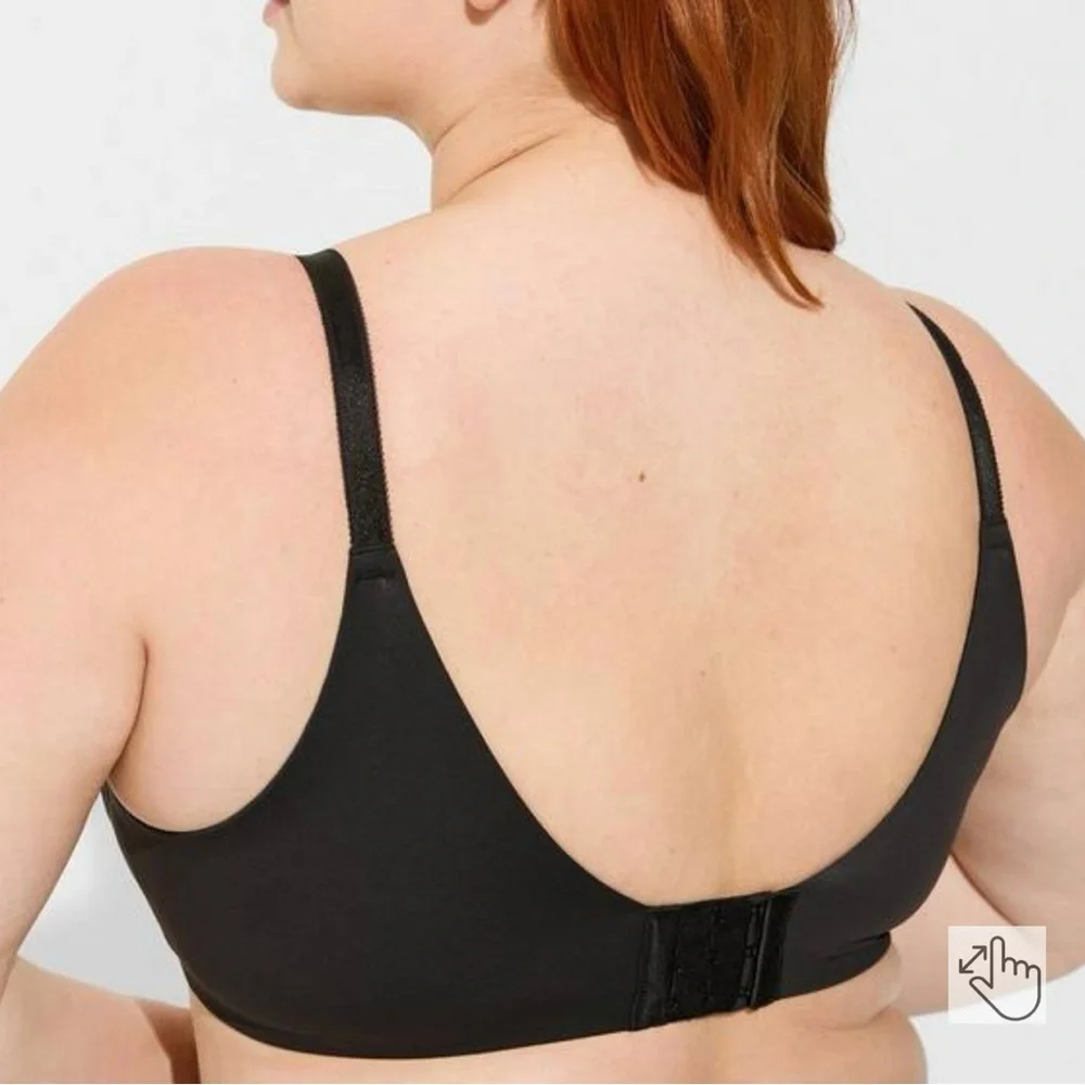 Torrid 360 Back Smoothing Push Up Wire Free Bra in Black - 46DDD - Picture 2 of 5